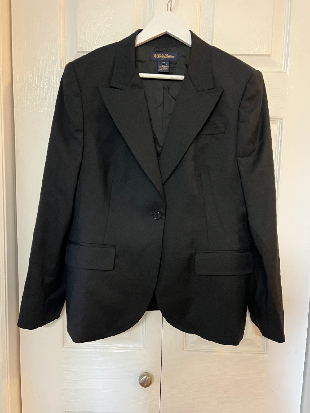 Brooks Brothers Women’s Petites Black Wool Blazer